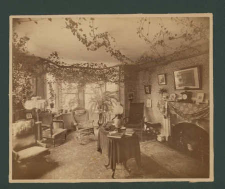 Interior of Wheeler home