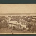 View of Castine from top of Normal School building