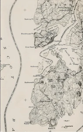 Castine and Brooksville Map