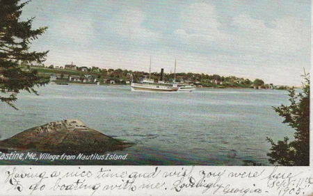 Castine Village from Nautilus Island