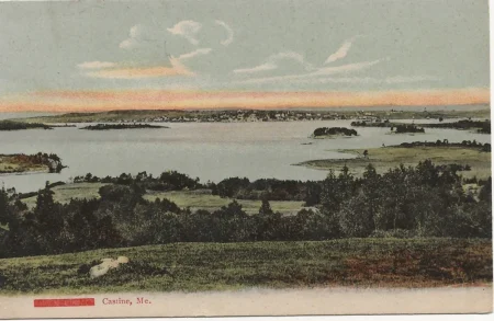 Scene with Castine in the distance