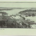 Cape Rosier and Castine in the distance